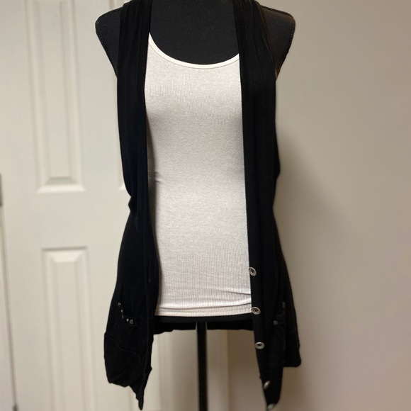 Guess Razor-Back Long Vest - Picture 4 of 14